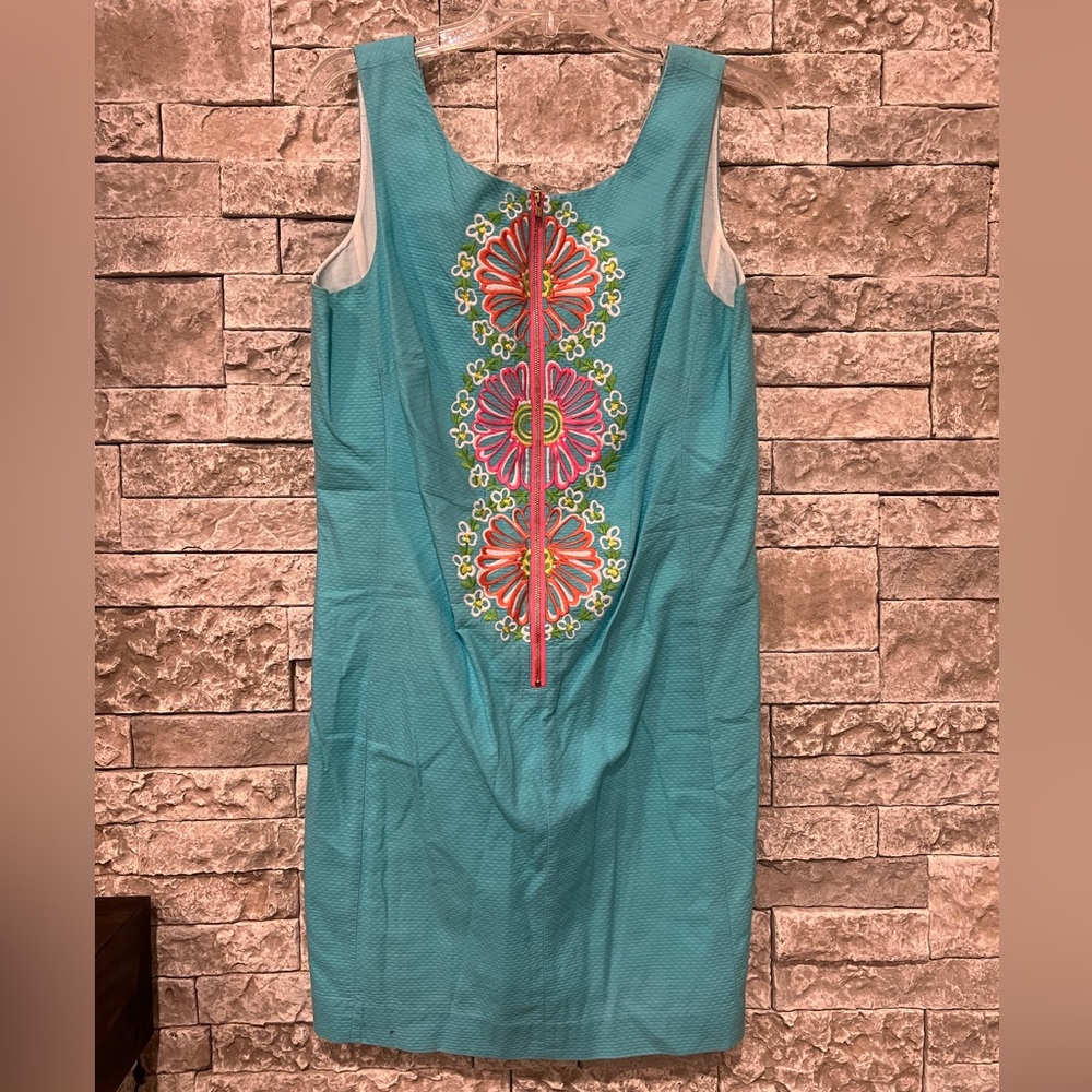 Lilly Pulitzer Kolby dress shorely blue bloom in garden size 12